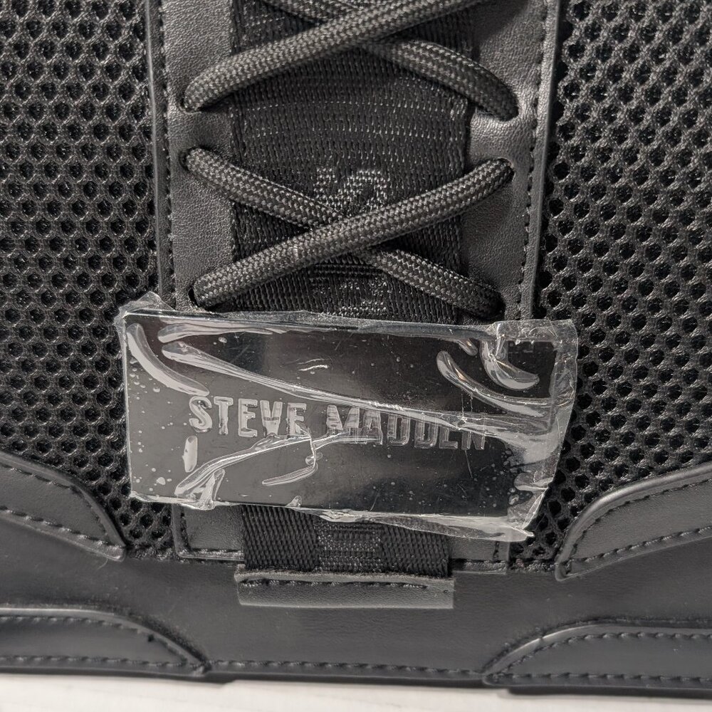 Steve Madden - leather black small purse with removable strap - New - Picture 2 of 12